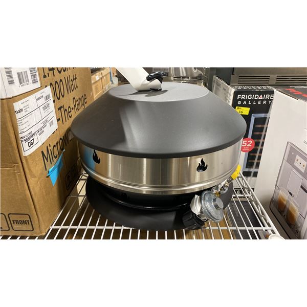 JACKSON GRILLS MODEL JFP-LP. OUTDOOR HIGH PERFORMANCE PORTABLE CONVERTIBLE PROPANE FIRE PIT WITH