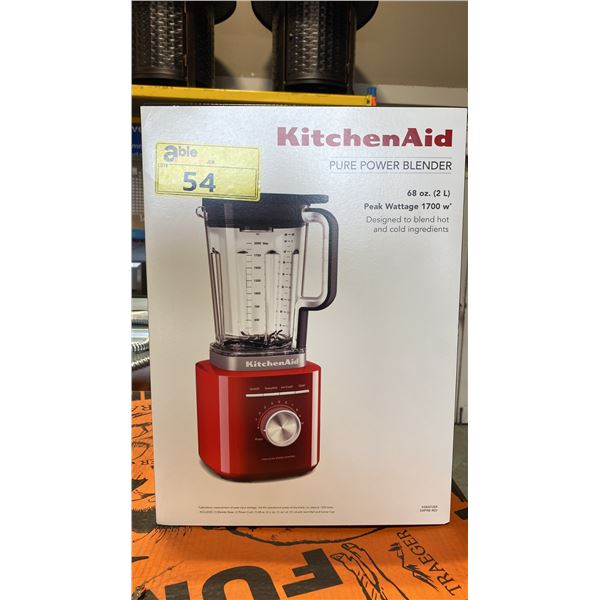KITCHENAID MODEL KSB2072ER. 2L PURE POWER BLENDER FOR HOT & COLD INGREDIENTS *EMPIRE RED*
