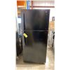 Image 1 : G.E APPLIANCES MODEL GTS18FTLKBB. 18 CU FT 30" TEXTURED BLACK TOP FREEZER REFRIGERATOR