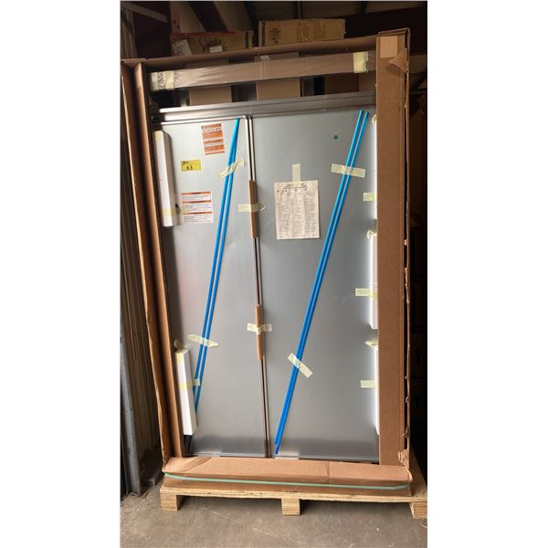 KITCHENAID MODEL KBSN708MPA00. 48" 29.4 CU FT CAPACITY BUILT IN SIDE BY SIDE REFRIGERATOR
