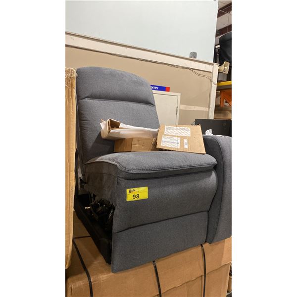 PALLISER VERTEX MODEL 41470-3L-5KIA02. & 41470-IL-5KIA03. FABRIC POWER RECLINERS IN TORREY CRACKED