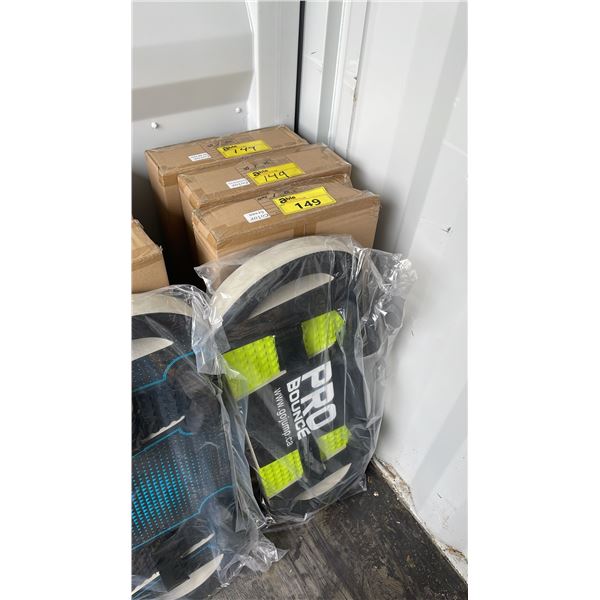 4 ASSORTED COLOR PRO BOUNCE FOAM PROFESSIONAL TRAMPOLINE BOARDS