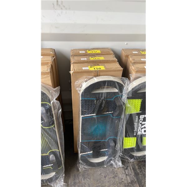 4 ASSORTED COLOR PRO BOUNCE FOAM PROFESSIONAL TRAMPOLINE BOARDS