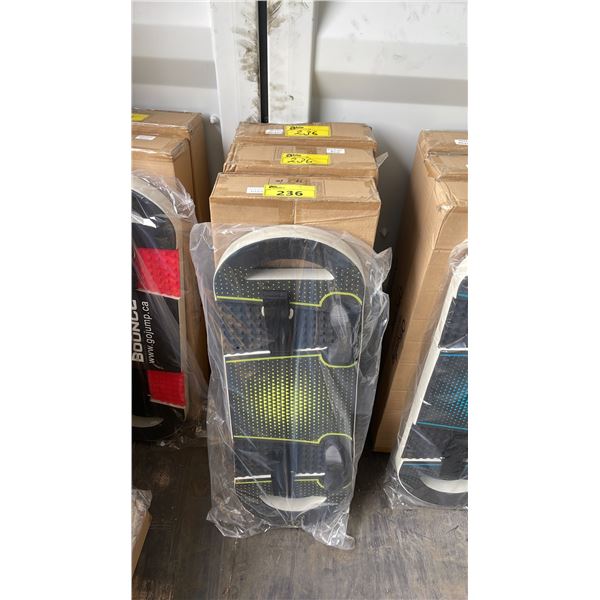 4 ASSORTED COLOR PRO BOUNCE FOAM PROFESSIONAL TRAMPOLINE BOARDS