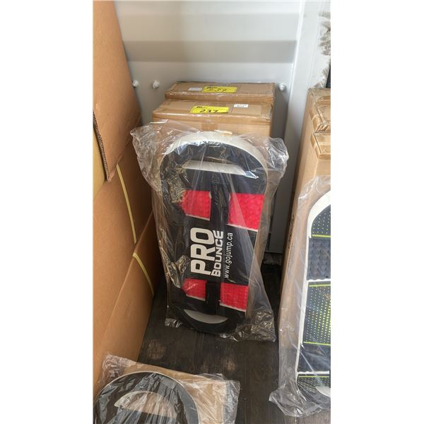 3 ASSORTED COLOR PRO BOUNCE FOAM PROFESSIONAL TRAMPOLINE BOARDS