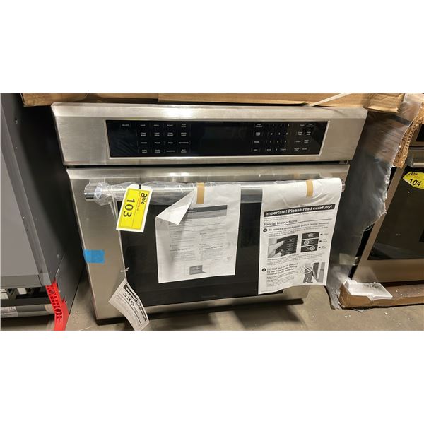 THERMADOR MODEL MED301J. MASTERPIECE SERIES 30" STAINLESS STEEL 4.7 CU FT ELECTRIC WALL OVEN WITH