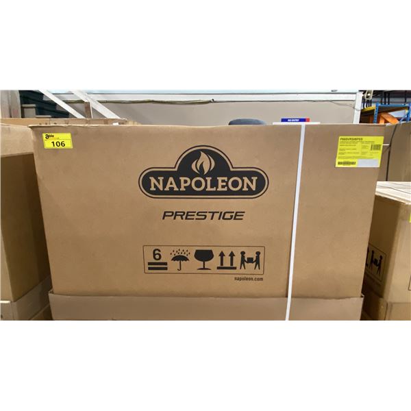 NAPOLEON PRESTIGE MODEL P665VRSIBPSS. STAINLESS STEEL HIGH PERFORMANCE PROPANE GAS GRILL