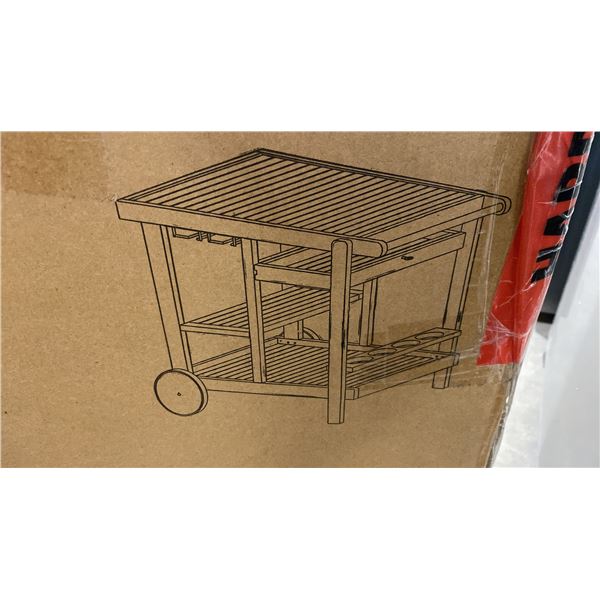 SIGNATURE ASHLEY DESIGN MODEL P030-066. KAILANI SERVING CART *IN BOX*