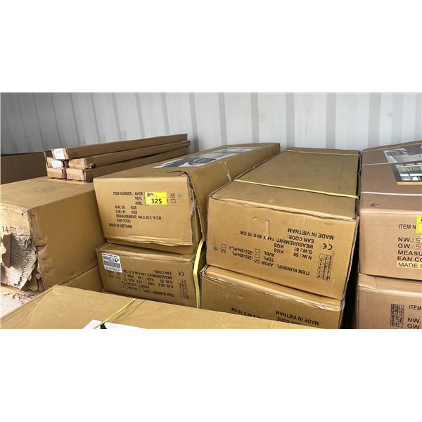 PALLET OF 11 BOXES OF AVYNA MODEL AVGR-238-SN PROFESSIONAL TRAMPOLINE 380 X 255 ENCLOSURES GREY