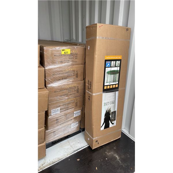 PALLET OF 12 BOXES OF AVYNA MODEL AVGR-16+ PROFESSIONAL TRAMPOLINE 16' ENCLOSURES GREY