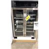 Image 1 : SILHOUETTE SBC051D1BSS. 24" UNDERCOUNTER BEVERAGE CENTER WITH FRENCH DOOR DESIGN, DUAL TEMPERATURE