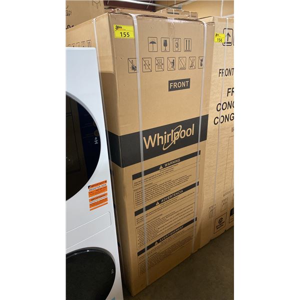 WHIRLPOOL MODEL YWFH5424SJ. 24" COMPACT VENTLESS WASHER/DRYER UNIT WITH TITANIUM METALLIC FINISH,