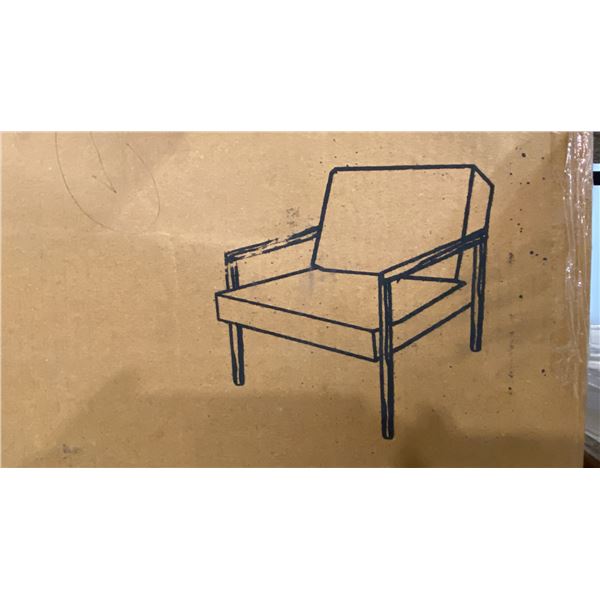 2- SIGNATURE ASHLEY DESIGN MODEL A3000337. RYANDALE ACCENT CHAIR WITH ANTIQUE BLACK FINISH FRAME,