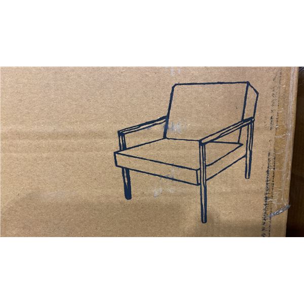 2- SIGNATURE ASHLEY DESIGN MODEL A3000338. RYANDALE ACCENT CHAIR WITH ANTIQUED PEWTER FINISH FRAME,