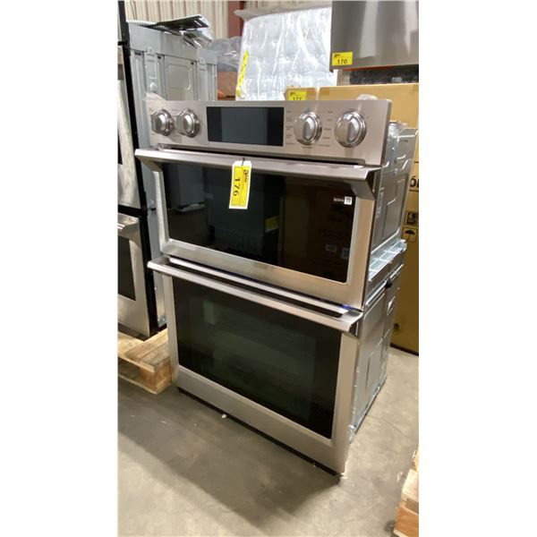 SAMSUNG MODEL NQ70M7770D. STAINLESS STEEL 30" SMART MICROWAVE COMBINATION WALL OVEN