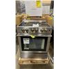 Image 2 : BLOMBERG MODEL BIR34452CSS IS A 30" STAINLESS STEEL SLIDE IN INDUCTION RANGE WITH 5.7 CU FT OVEN,