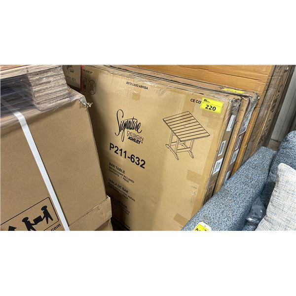 ASHLEY SIGNATURE DESIGN MODEL P211-632 BAR HEIGHT OUTDOOR PATIO TABLE *IN BOX*