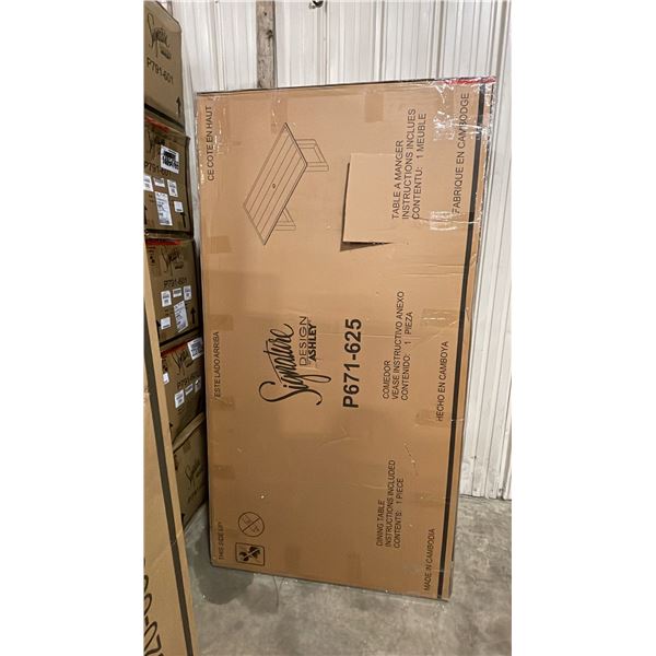 ASHLEY SIGNATURE DESIGN MODEL P671-625 CAST ALUMINUM OUTDOOR PATIO DINING TABLE *IN BOX*