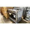 Image 2 : ELECTROLUX MODEL ECFD3668AS. STAINLESS STEEL 36" FREESTANDING DUAL FUEL RANGE WITH 6 BURNERS,