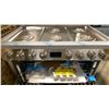 Image 7 : ELECTROLUX MODEL ECFD3668AS. STAINLESS STEEL 36" FREESTANDING DUAL FUEL RANGE WITH 6 BURNERS,