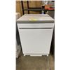Image 1 : G.E APPLIANCES MODEL GPT225SGL2WW. WHITE 24" PORTABLE DISHWASHER WITH PIRANHA HARD FOOD DISPOSER,