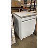 Image 2 : G.E APPLIANCES MODEL GPT225SGL2WW. WHITE 24" PORTABLE DISHWASHER WITH PIRANHA HARD FOOD DISPOSER,