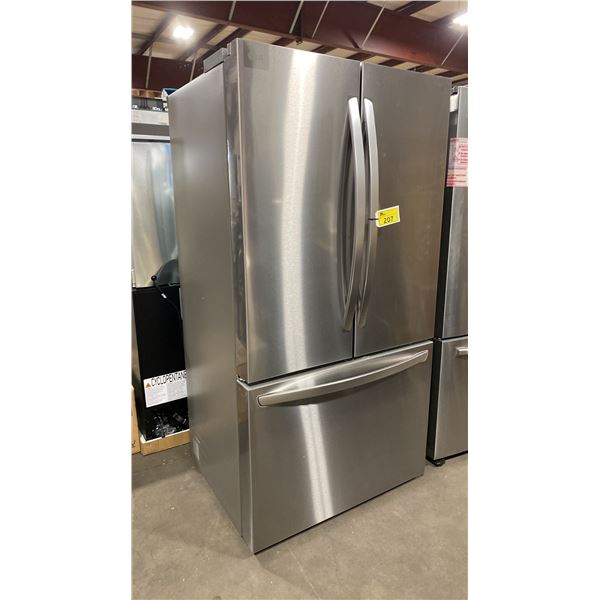 LG MODEL LRFLC2706S/04. STAINLESS STEEL 27 CU FT SMART COUNTER DEPTH MAX FRENCH DOOR REFRIGERATOR