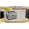 Image 1 : KITCHENAID MODEL KMT4115SX. PREMIUM COUNTERTOP 4 SLICE TOASTER *BRUSHED STAINLESS STEEL*