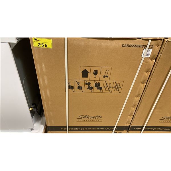 SILHOUETTE PROFESSIONAL MODEL DAR055D2BSSPRO. 5.5 CU FT STAINLESS STEEL OUTDOOR REFRIGERATOR