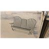 Image 2 : ASHLEY SIGNATURE DESIGN MODEL P114-835. HYLAND WAVE DRIFTWOOD COLORED OUTDOOR GLIDER LOVESEAT