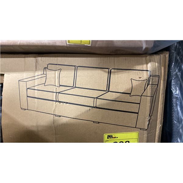 ASHLEY SIGNATURE DESIGN MODEL PP783-838 DARK PLASTIC RATTAN 3 SEAT OUTDOOR PATIO SOFA *IN BOX*