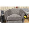 Image 5 : DECOR-REST GREY MULTI TONE MODERN STYLE TUB CHAIR