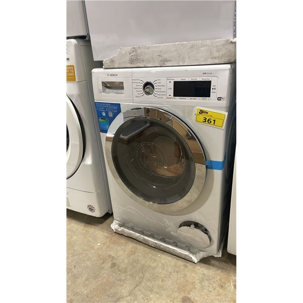 BOSCH 800 SERIES WHITE FRONT LOAD DIGITAL SMART WASHING MACHINE