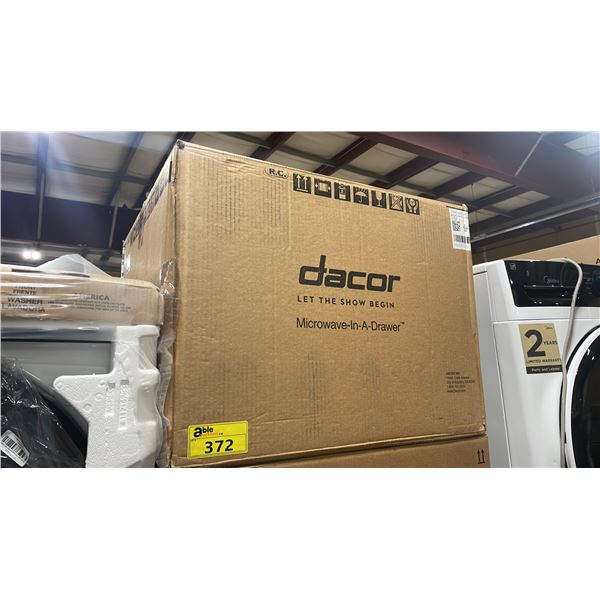 DACOR MODEL DMR244977WS. 24" 1.2 CU FT BUILT IN MICROWAVE DRAWER