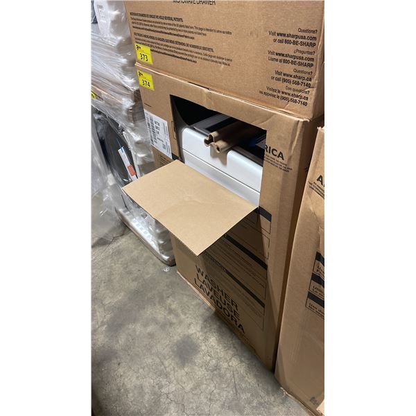 WHIRLPOOL MODEL WTW5057LW. 5.5 CU FT WHITE HIGH EFFICIENCY TOP LOAD WASHER WITH BUILT IN FAUCET,