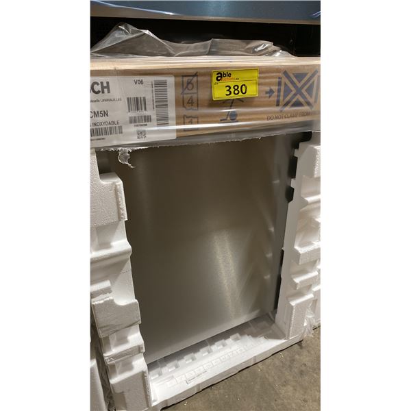 BOSCH MODEL SHP55CM5N. STAINLESS STEEL 24" BUILT IN SMART DISHWASHER 46 DBA WITH PRECISION WASH,