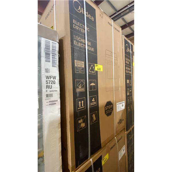 MIDEA MODEL MLTE52M2BWW FRONT LOAD ELECTRIC DRYER (WHITE)