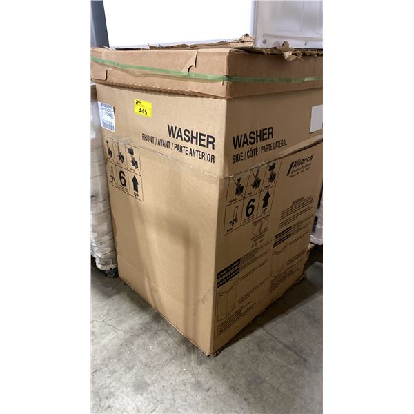 HUEBSCH MODEL HWNSX2SP115CWO1 COIN (LOONIE) OPERATED COMMERCIAL WASHER (WHITE)