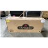 Image 4 : NAPOLEON MODEL NEFP32-5320BW. 53" WALL HANGING ELECTRIC FIREPLACE WITH BURNISHED WALNUT SURROUND,