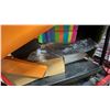 Image 5 : PALLET OF ASSORTED ITEMS- METAL MOBILE CARTS, PRINTER, THERMAL PRINTERS, CHAIRS & MORE