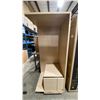 Image 1 : LIGHT WOOD 2 DRAWER DESK WITHOUT RETURN APPROX 66"L X 30"D X 29"H