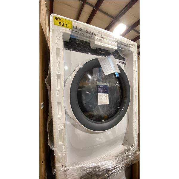 ELECTROLUX MODEL ELFE743CAW1. WHITE 8.0 CU FT FRONT LOAD ELECTRIC STEAM DRYER WITH PERFECT STEAM,
