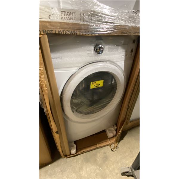 G.E APPLIANCES MODEL GFD40ESMM1WW. WHITE 7.0 CU FT FRONT LOAD ELECTRIC DRYER WITH 6 DRYING CYCLES,