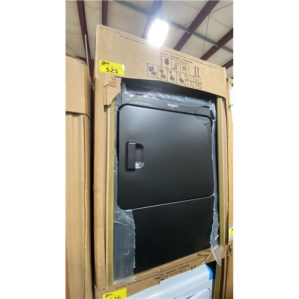 WHIRLPOOL MODEL YWED6150PB0. BLACK 7.0 CU FT TOP LOAD ELECTRIC DRYER WITH ADVANCED MOISTURE