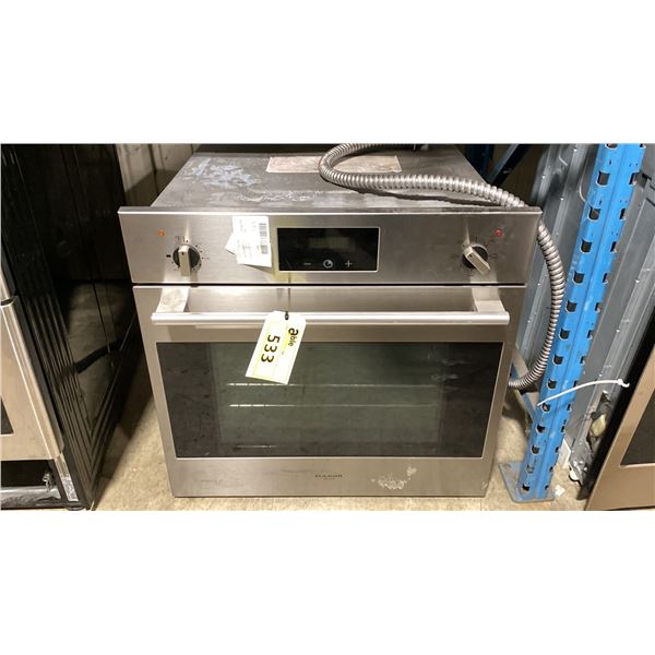 FULGOR MILANO MODEL F1SM24S2. STAINLESS STEEL 24" ELECTRIC SINGLE WALL OVEN