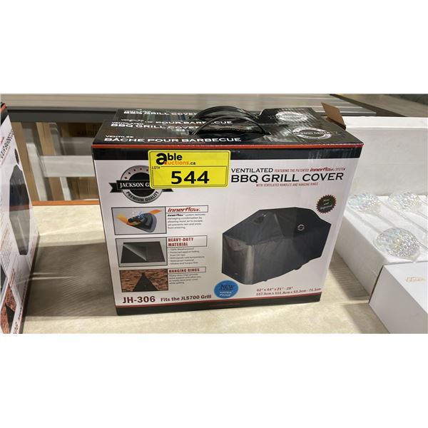 2 JACKSON GRILLS JH-306 WATERPROOF VENTILATED BBQ GRILL COVERS