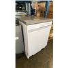 Image 2 : G.E APPLIANCES WHITE PORTABLE DISHWASHER  *ORIGINATED IN SERVICE AREA, WORKING CONDITION UNKNOWN*