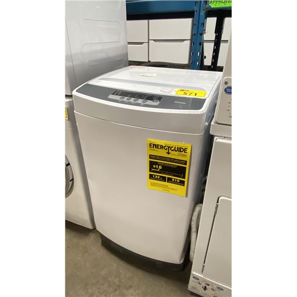 DANBY TOP LOAD WASHING MACHINE  *ORIGINATED IN SERVICE AREA, WORKING CONDITION UNKNOWN*