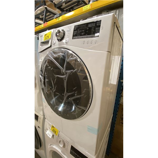 LG WHITE FRONT LOAD SMART DRYER  *ORIGINATED IN SERVICE AREA, WORKING CONDITION UNKNOWN*