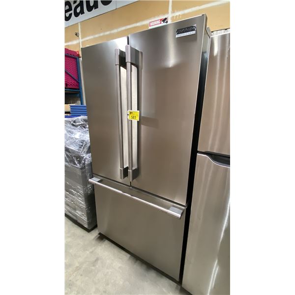 FRIGIDAIRE STAINLESS STEEL BOTTOM FREEZER FRENCH DOOR REFRIGERATOR  *ORIGINATED IN SERVICE AREA,